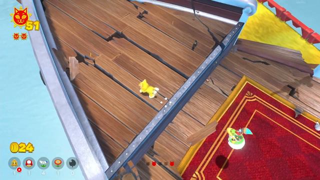 Играем в Super Mario 3D World + Bowser's Fury_часть 3 смотреть онлайн