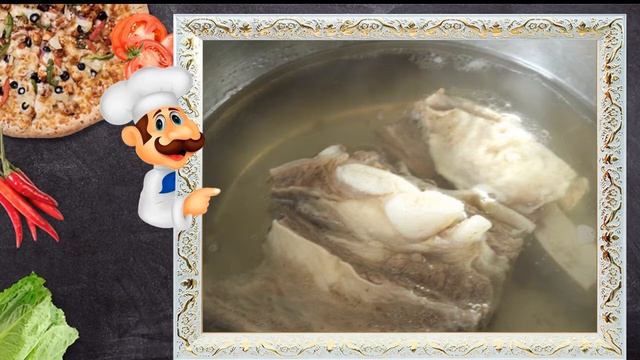 УКРАИНСКИЙ БОРЩ с телятиной. Как правильно приготовить прозрачный бульон. Нам ням смотреть онлайн