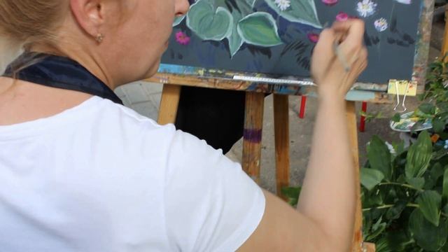 ГОРОДСКОЙ ПЛЕНЭР: Хоста | ГРЯДЫ травы | Свет и тень | РИСУНОК С НАТУРЫ НА ПРИРОДЕ смотреть онлайн