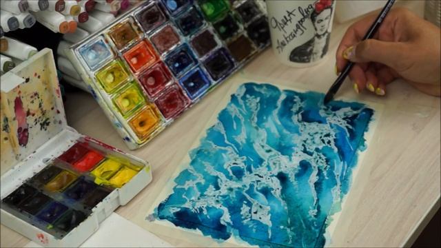 Море акварелью с резерважем смотреть онлайн