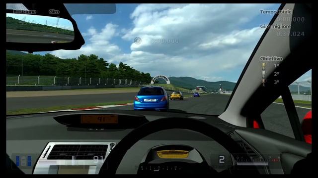 GT5 Licence Test A-9 - 0:36.997 - Citroën C4 Coupe 2.0VTS - Fuji Speedway F смотреть онлайн