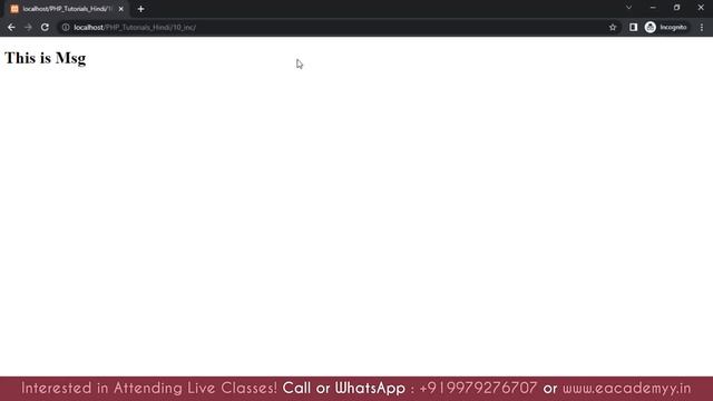 Include and Require in PHP (#12 Learn PHP in Hindi) смотреть онлайн