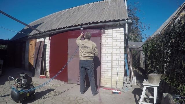 ПОКРАСКА ВОРОТ, ПЕРВЫЙ РАЗ КРАШУ ПУЛЬВЕРОМ ВЕЛИКИЕ ПЛОЩАДЯ смотреть онлайн