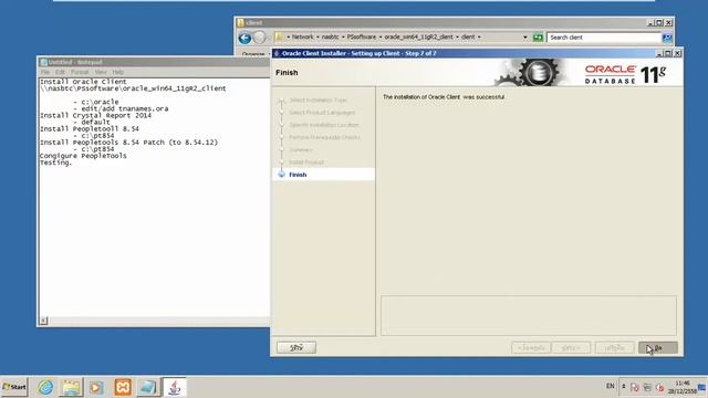 PeopleTools 8.54 Installation #1 Oracle Client смотреть онлайн