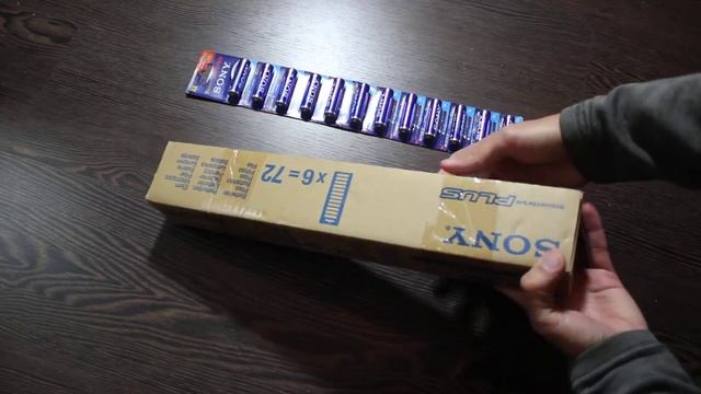 Пальчиковые батарейки Sony 1.5 v АА. Новые смотреть онлайн