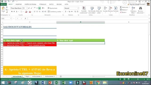 ATAJOS DE TECLADO EN EXCEL CLASE 4 #excel #excelonline #excelclasses #excelclass #exceltips смотреть онлайн