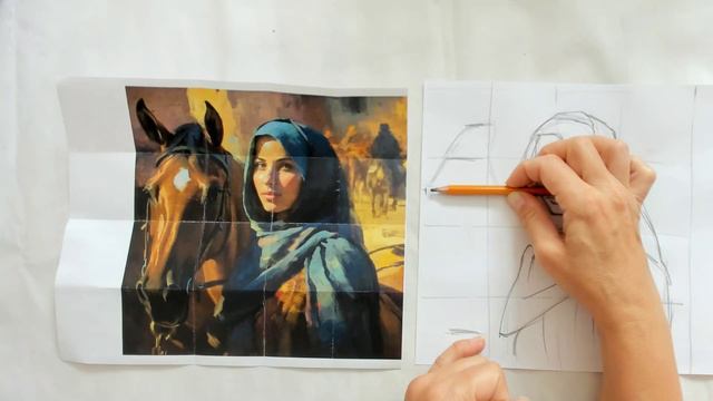 Девушка с лошадью