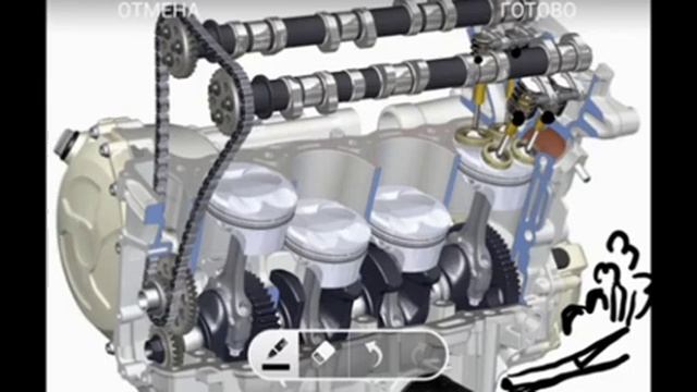 Из-за чего может дымит двигатель,сальники клапанов или кольца.Как узнать в чём причина. смотреть онлайн