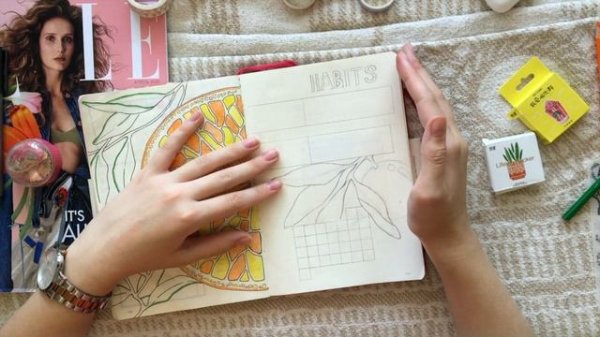 МОЙ BULLET JOURNAL НА АВГУСТ// КАК Я ЗАПОЛНЯЮ СВОЙ ЕЖЕДНЕВНИК