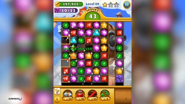 Jewel Mania - How to Beat Level 89 смотреть онлайн