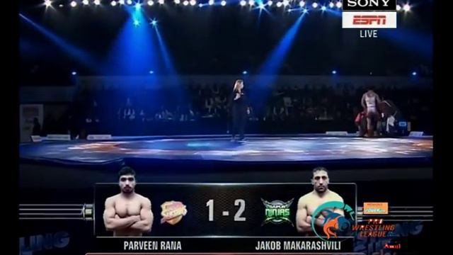 PWL 2017: Parveen Rana Vs Jakob Makarashvili 6th Jan | Colors Delhi Sultans Vs Jaipur Ninjas смотреть онлайн