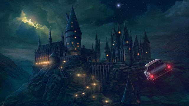Harry Potter Music And Ambience | Hogwarts At Night - For Studying, Reading And Relaxation