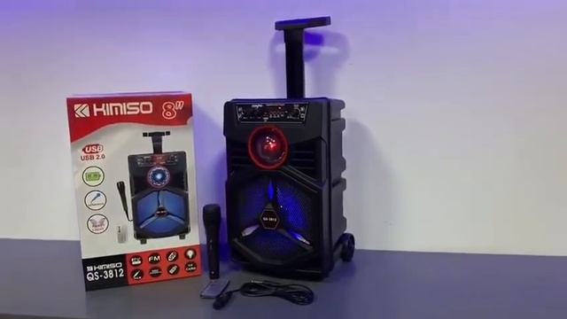 KIMISO Trolly Speaker,DJ sound,Loudspeakers,8 inch,QS-3812 смотреть онлайн
