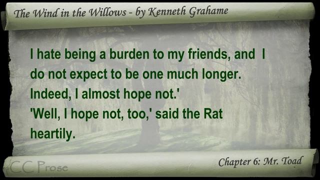 Chapter 06 - The Wind in the Willows by Kenneth Grahame - Mr. Toad смотреть онлайн