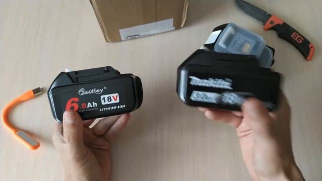 Аккумулятор из Китая для электроинструмента Makita. BL1860 на 18 вольт смотреть онлайн