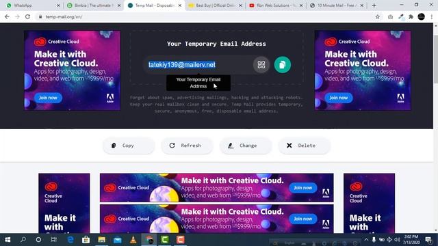 How to Auto Generate Free email,Temporary Disposable email for Fake Sign up in 2 minute смотреть онлайн