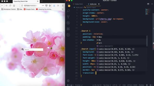 Transparent Expandable Search Box Using only HTML & CSS смотреть онлайн