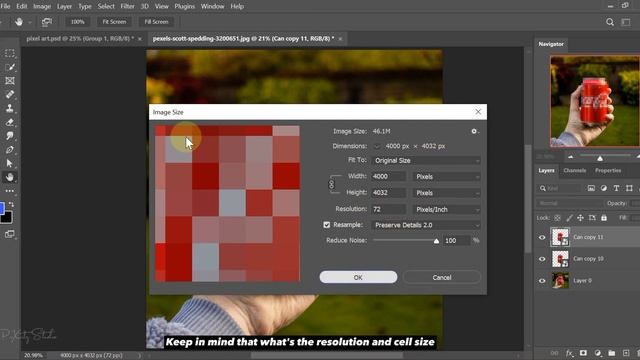 Pixel Art Tutorial | How To Create Pixel Art In Photoshop | Pixelated Image смотреть онлайн
