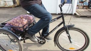 Трехколесный велосипед, грузовой велосипед, велосипед для дачи и села, велосипед для инвалидов,