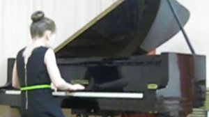 Гендель Каприччио соль-минор Handel Capriccio g-moll Кира Золотовская 8 лет