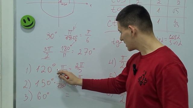 Начало Тригонометрии. Переводы радиан- градус. градус-радиан. ну просто Изи смотреть онлайн