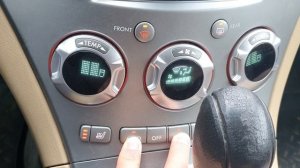 Climate control SElF TEST Subaru Tribeca
