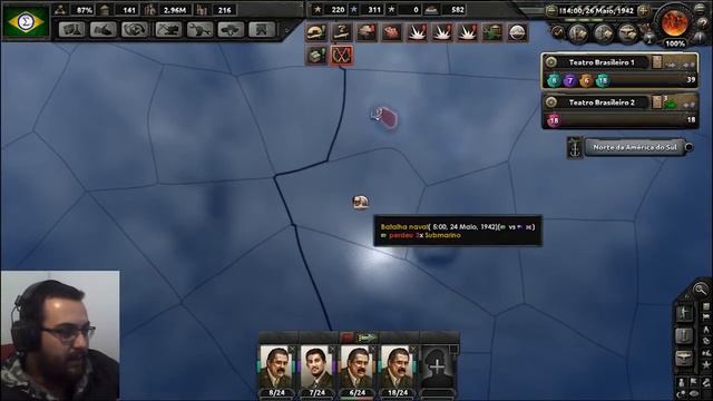 HEARTS OF IRON IV #4 - A INVASÃO NA AFRICA E TENSÃO GLOBAL GERAL! / PT-BR 720p facecam смотреть онлайн