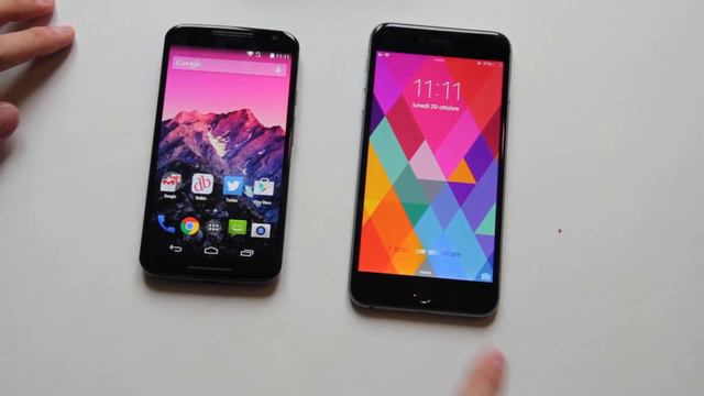 iPhone 6 Plus vs Motorola Moto X 2014 • Ridble смотреть онлайн