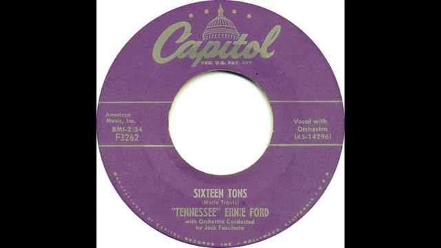 TENNESSEE ERNIE FORD - Sixteen Tons смотреть онлайн