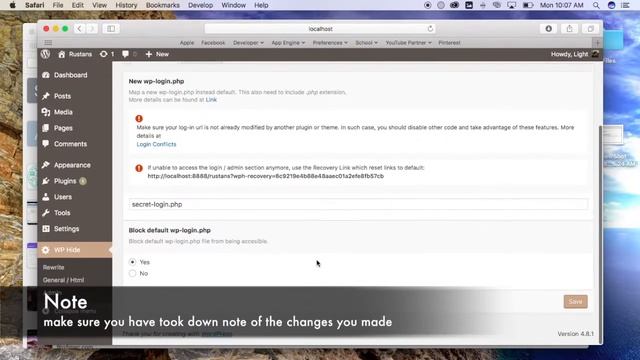 How to Change and Hide WP Log In and Admin смотреть онлайн