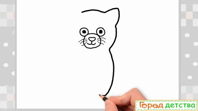 Учимся рисовать плюшевого котика смотреть онлайн