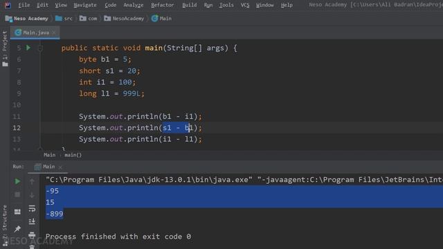 Integers Data Types in Java - Practice смотреть онлайн