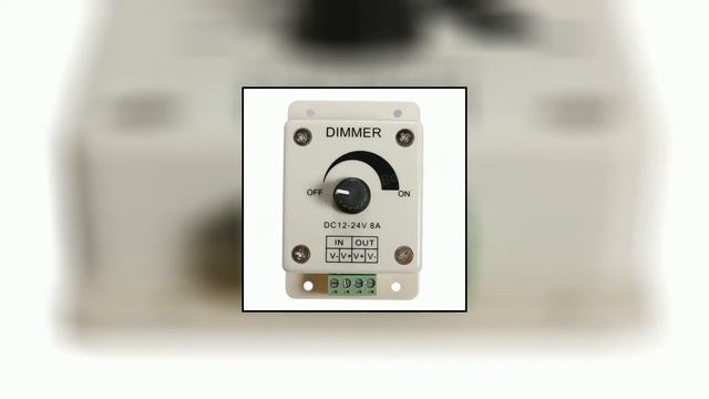 DC 12-24V 8A Adjustable Dimmer Switch Control For Single Color LED Strip смотреть онлайн