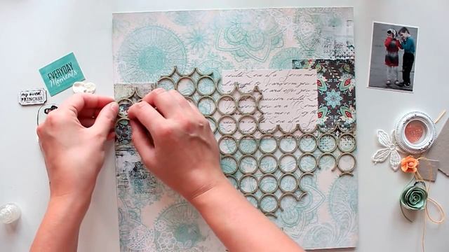 Scrapbooking layout 'Everyday moments' tutorial from Elena Morgun смотреть онлайн