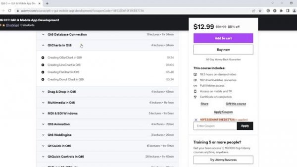Qt6 C++ GUI & Mobile App Development Course