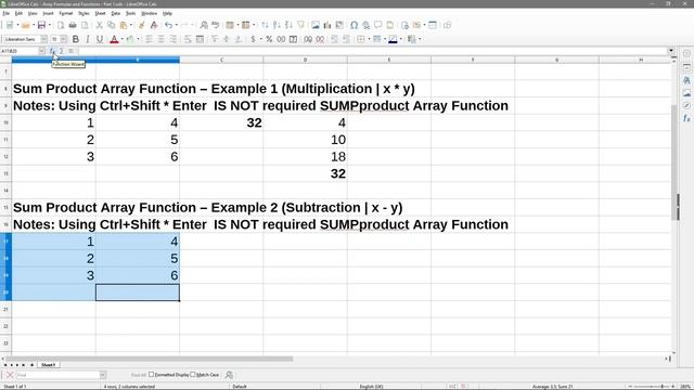 Libre Office Calc - Array Formulas and Functions - Part 1 - [ Libre Calc Office Advanced Tutorial ] смотреть онлайн