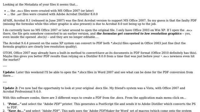How to fix missing equations in Word 2007 when printing/converting to PDF? (7 Solutions!!) смотреть онлайн