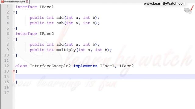 Multiple Inheritance by using Interface | Learn JAVA with practical examples | Vineet Agarwal смотреть онлайн