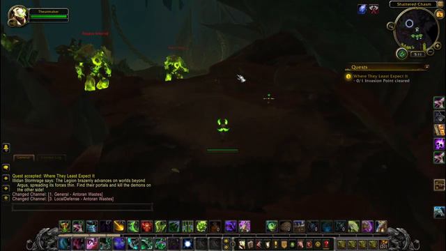 how to enter invasion points in WoW 7.3 смотреть онлайн