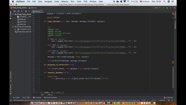 [Pygame][socket] Jeu Ping Pong #05 смотреть онлайн