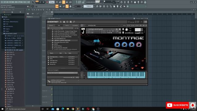 Piano Yamaha MONTAGE Para Kontakt 7 full GRATIS смотреть онлайн