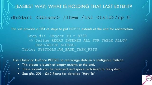 (Ep. 21) - Db2 REDUCE MAX Command смотреть онлайн