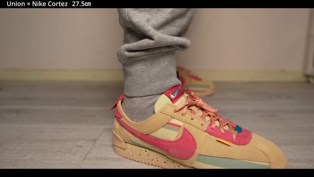 【103弾】Union × Nike Cortez "Red/Beige" スニーカー サイズ感は？ 2022#30 смотреть онлайн