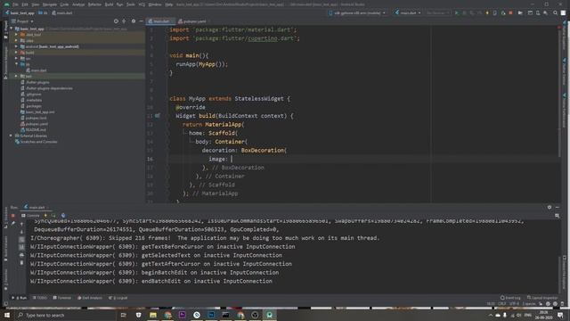 ADDING IMAGE TO CONTAINER in Flutter смотреть онлайн