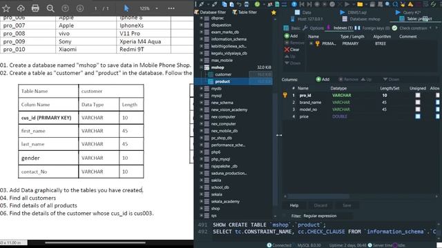 Data Base Task 08 | Write a Search Query Statement | 1st Year | Java Institute| Sadil Manvidu смотреть онлайн