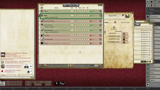 Fantasy Grounds- Barbarians of Lemuria( Update) Ship Combat Implementation смотреть онлайн
