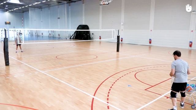 Exercise: serving over the net | Volleyball смотреть онлайн