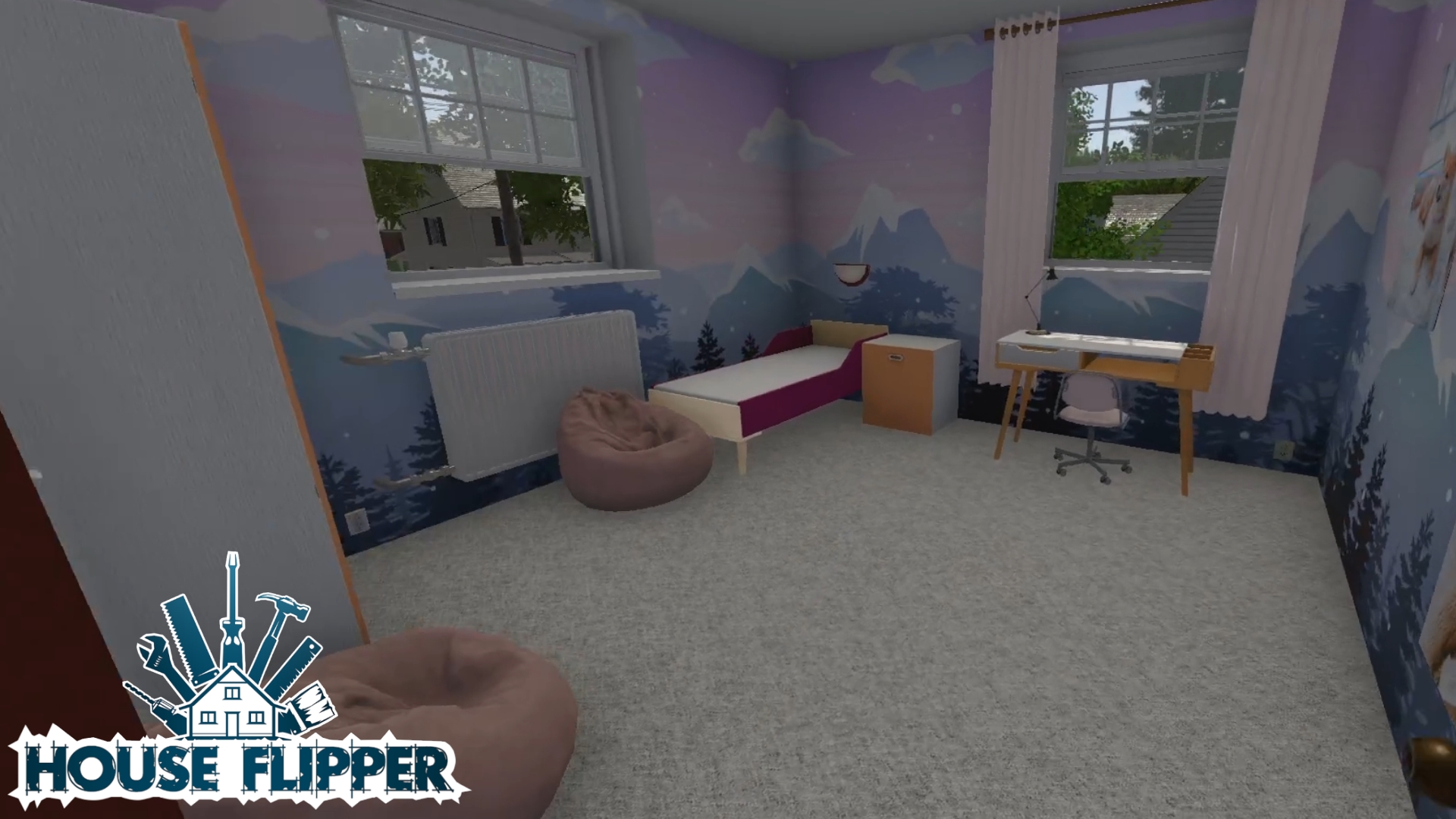 "ДЕТСКИЕ КОМНАТЫ" House Flipper Прохождение №17 смотреть онлайн