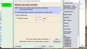 Как сбросить памперс Epson L355