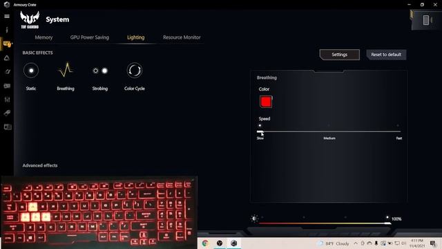 ASUS TUF Gaming AURA RGB Explained | How To Change ASUS TUF Keyboard Color Effects  | ASUS TUF F15